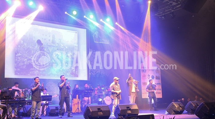 Penampilan Nasyid Shoutul Harakah di acara Internasional Palestine Solidarity Day yang digelar oleh Komite Nasional Rakyat Palestina (KNRP) Jawa Barat